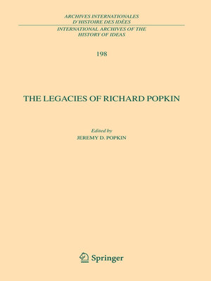 cover image of The Legacies of Richard Popkin